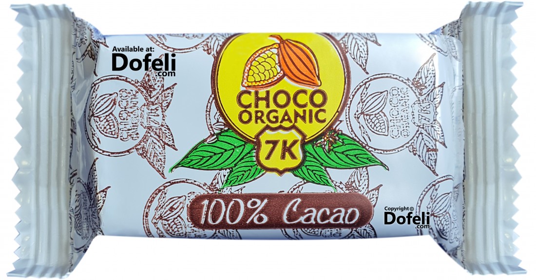Crafted in the Dominican Republic, organic chocolate tablets by Choco 7K with authentic flavor and texture.